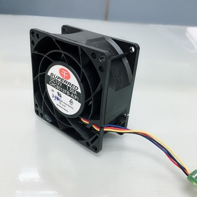 Quạt chạy bằng nhựa PBT DC Quạt 2.4W Ball / Sleeve Bearing Fan 80 X 80 X 25 mm