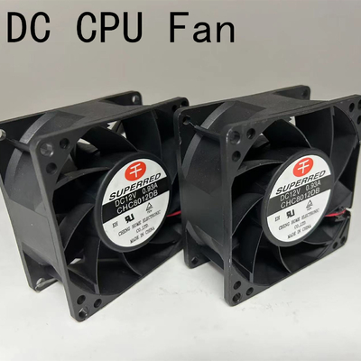 2.4W DC CPU Fan Plastic PBT 94V0 Frame Silent Operation 26g/7.5g vv