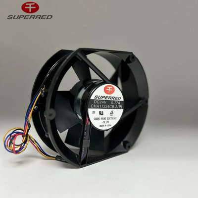 PBT nhựa Đen 12V DC máy tính quạt 60x60x15mm 26g/7.5g tùy chỉnh
