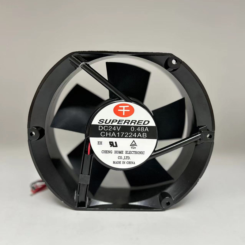 Quạt Làm Mát DC Tròn 50mm Độ Ồn Thấp Có Dây Dẫn AWG26 + Đỏ - Đen Tiêu Chuẩn UL 1007
